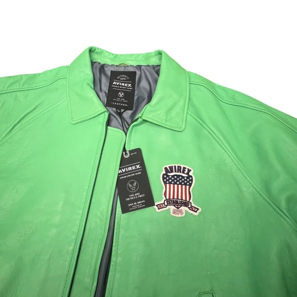 Iconic Avirex Leather Jacket - Picture 7 of 8